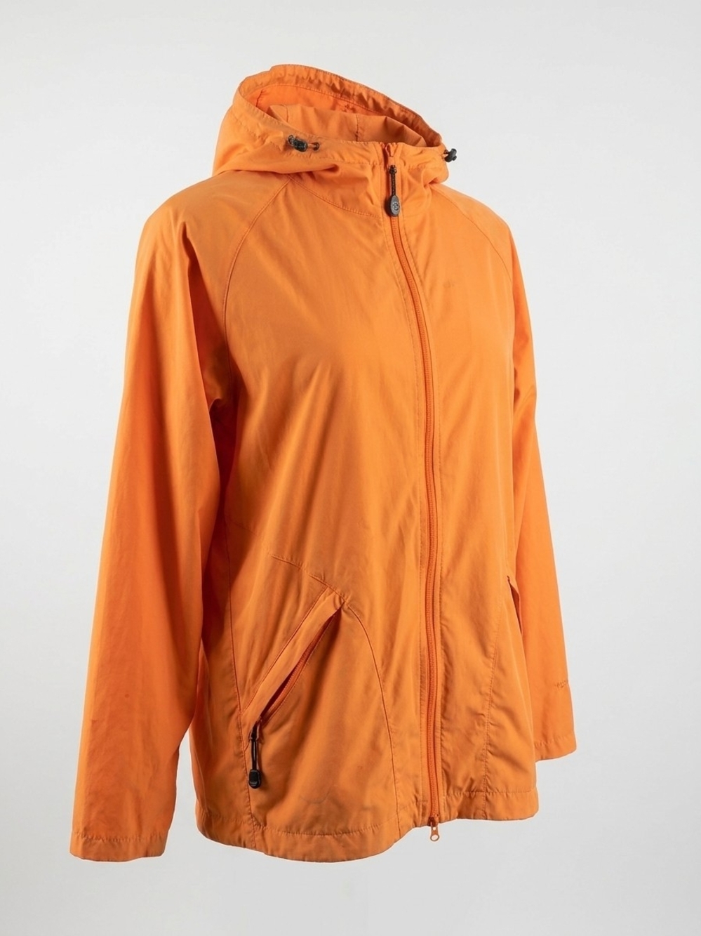 Woolrich Women’s Medium Orange Hooded Lightweight Hiking Jacket